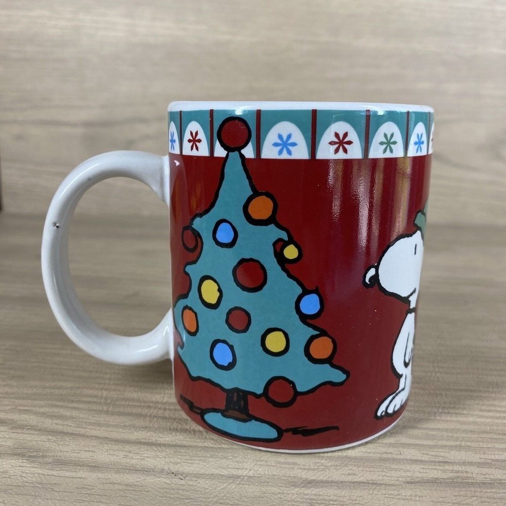 Christmas Peanuts Snoopy Coffee Mug Celebrate Peanuts 60 Years 2011 - Picture 6 of 8